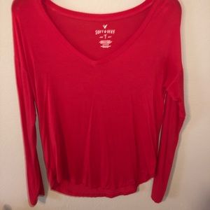 american eagle soft & sexy long sleeve shirt